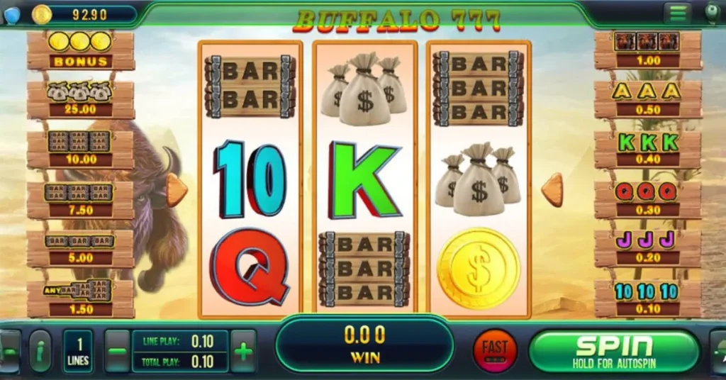 Play Fire Kirin Buffalo 777 Slots Game