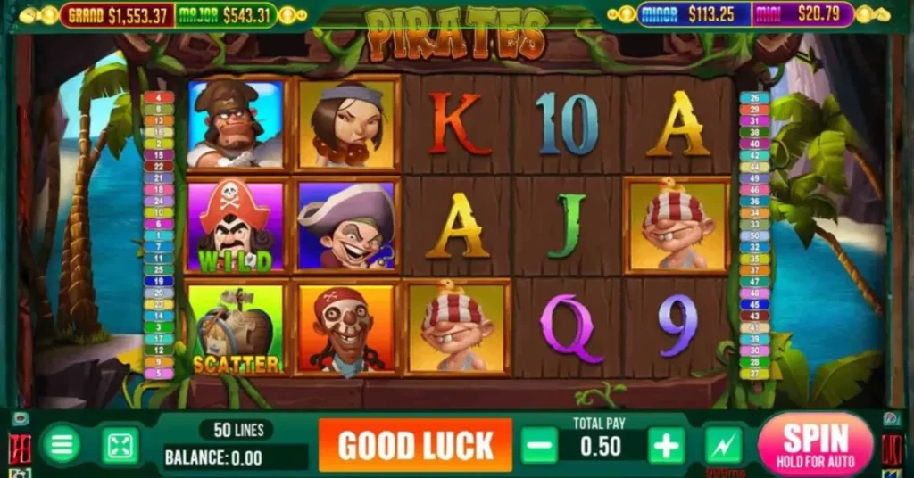 play pirates fire kirin web online